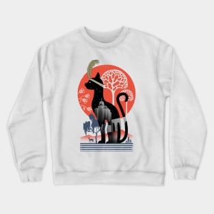 Cat Deco Crewneck Sweatshirt